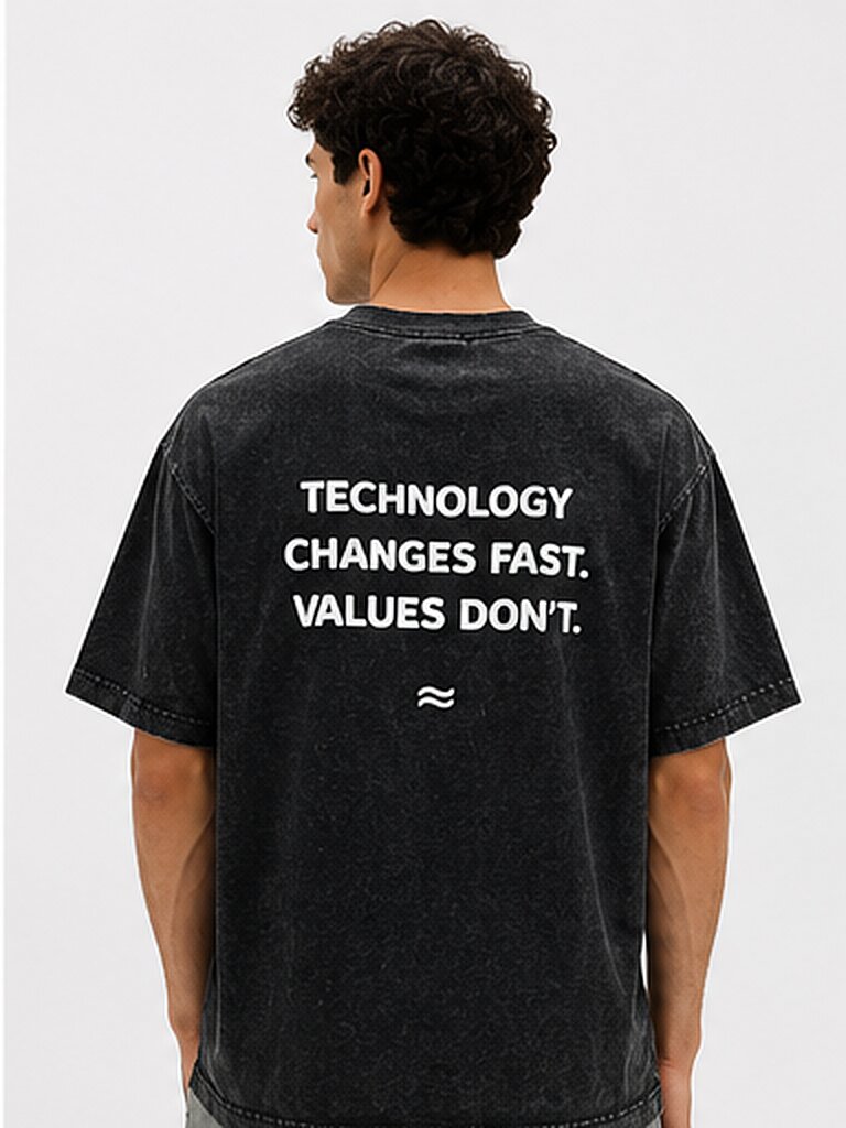 Essence Tee — model back