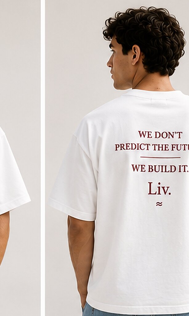 Future Built Tee — model back