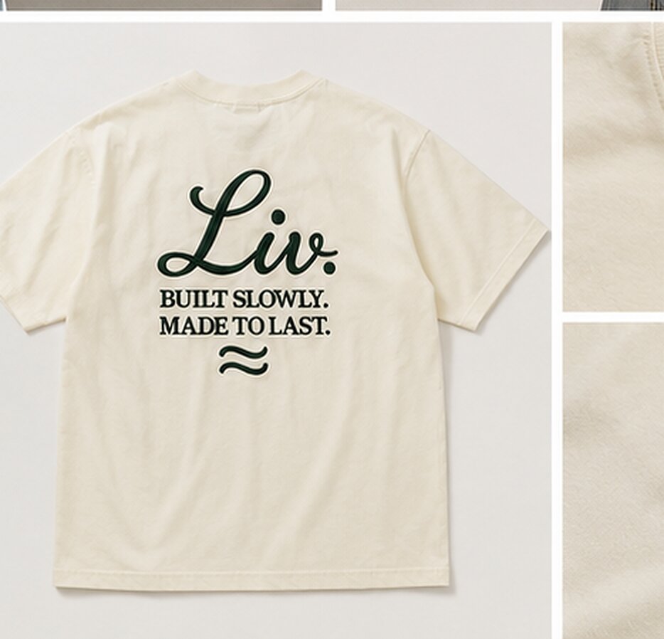 Script Statement Tee — back flat